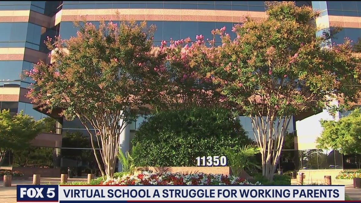 Virtual school a struggle for working parents